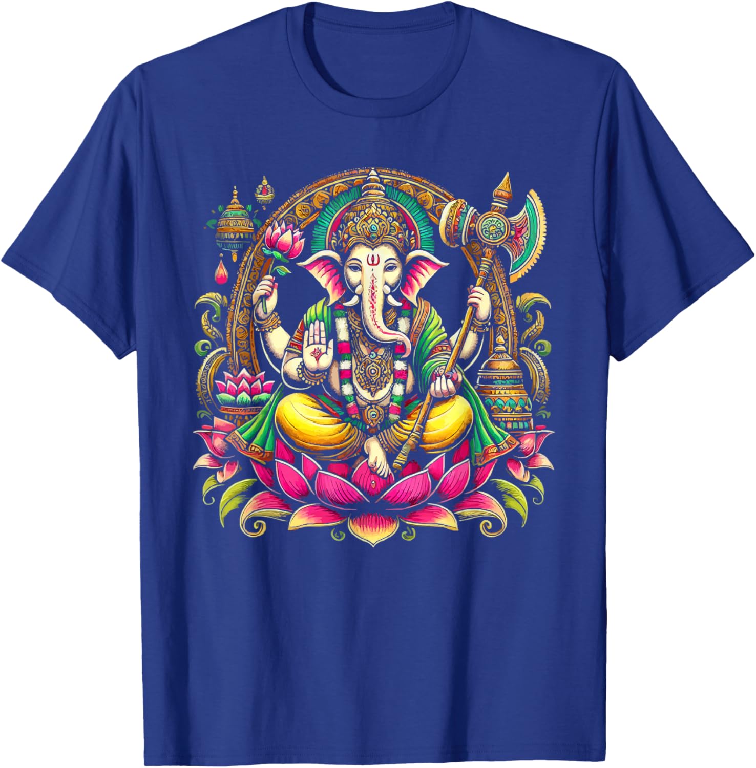 Ganesh Chaturthi Hindu Festival Elephant Lord Ganesha T-Shirt - T-Shirt | Royal