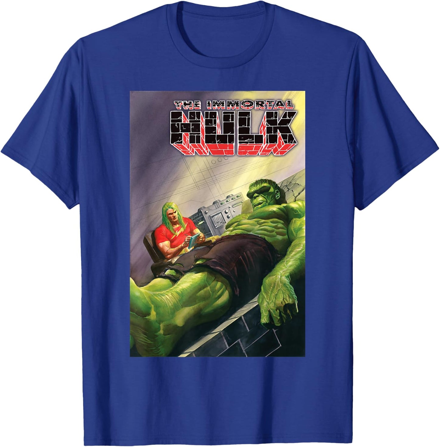 Marvel Comixology The Hulk Adam Warlock Comic Book Cover T-Shirt - T-Shirt | Royal