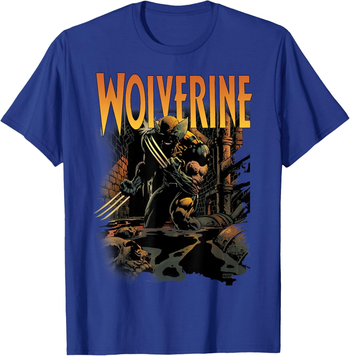 Wolverine - Comic Cover T-Shirt - T-Shirt | Royal