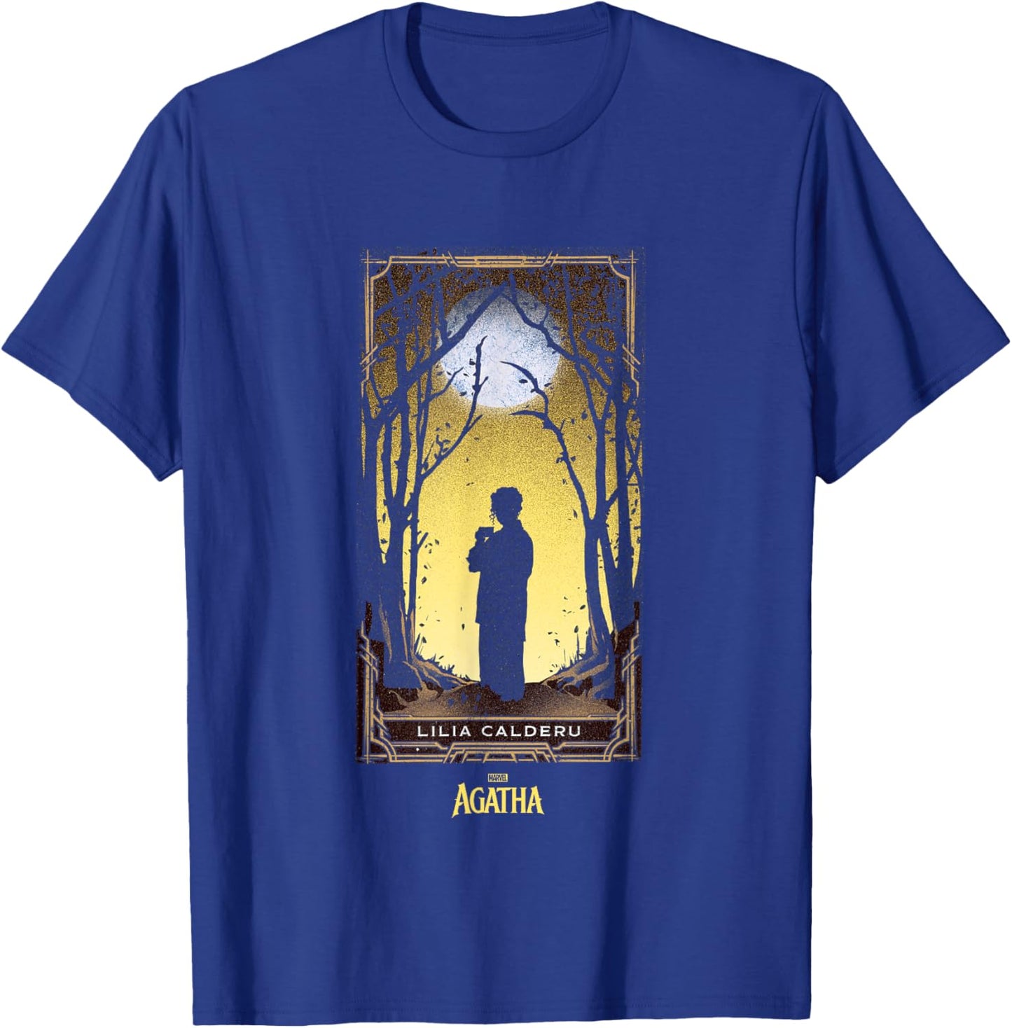 Marvel Agatha All Along Lilia Calderu Tarot Card Vintage T-Shirt - T-Shirt | Royal