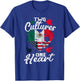Zwei Kulturen EIN Herz Mexico USA Mexican American T-Shirt - T-Shirt | Royal