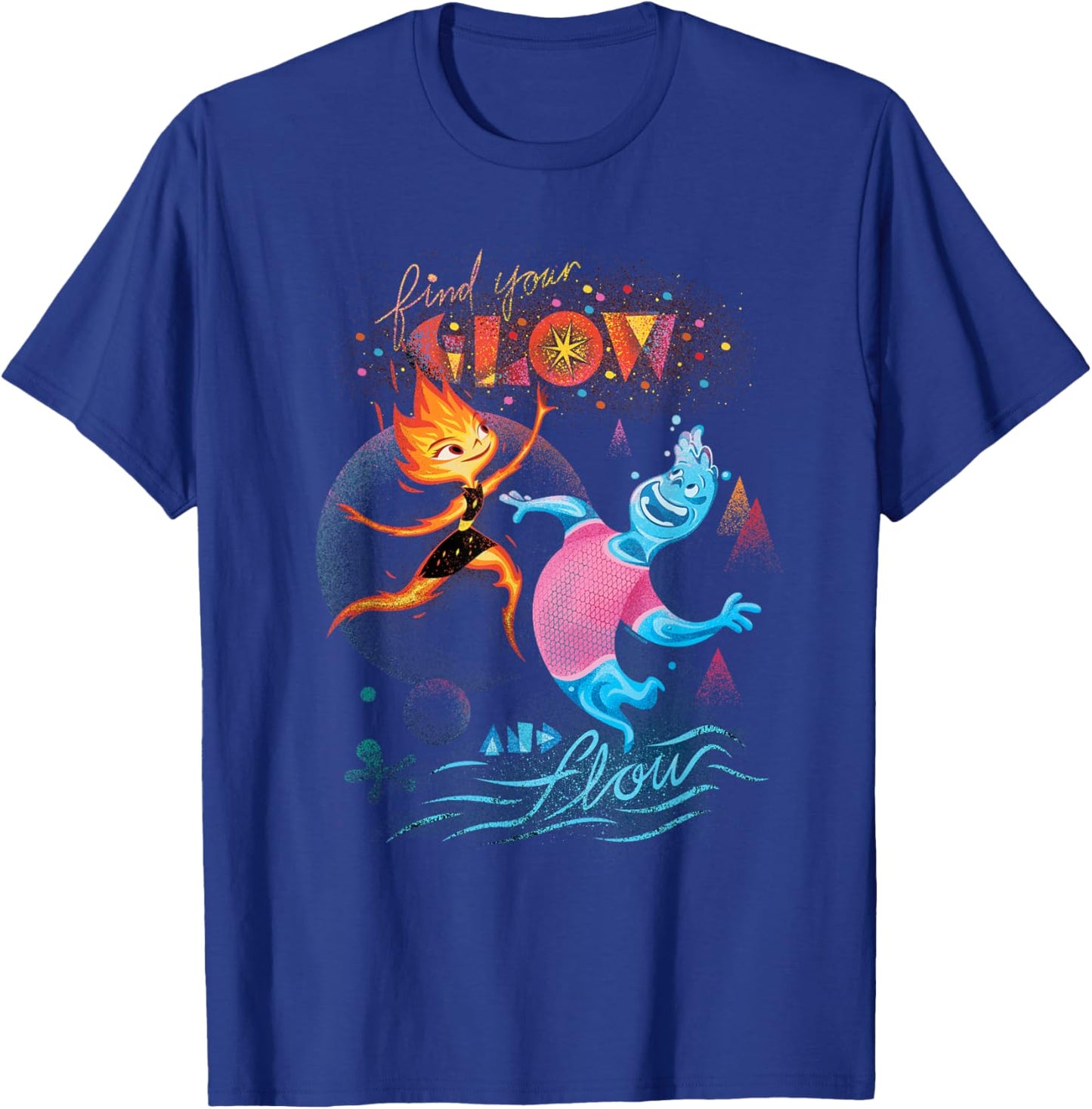 Disney and Pixar’s Elemental Find Your Glow and Flow T-Shirt - T-Shirt | Royal