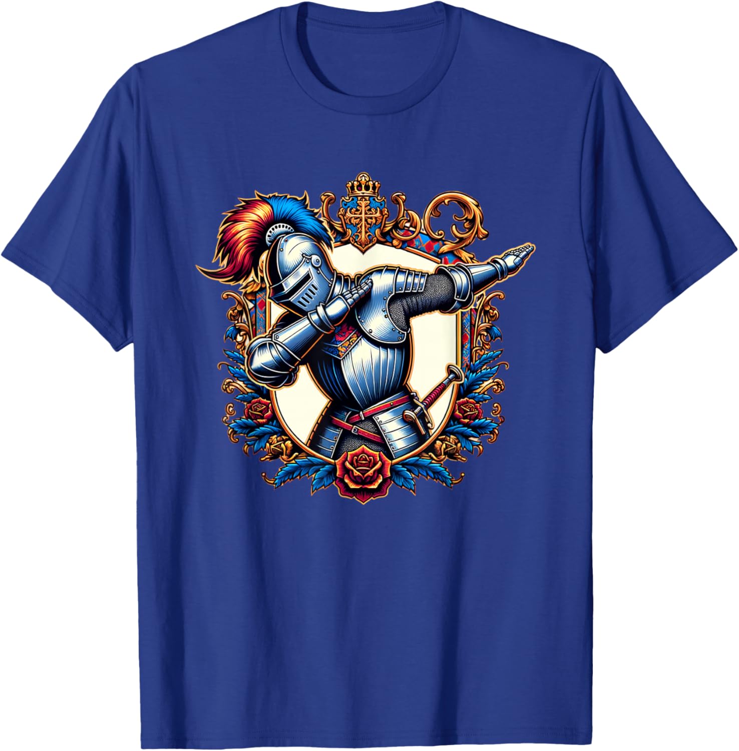 Ren Faire Dabbing Medieval Knight Funny Renaissance Faire T-Shirt - T-Shirt | Royal