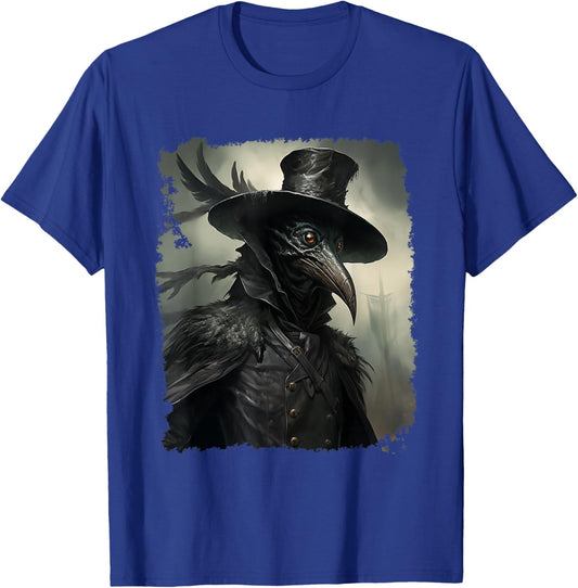 FrightNightFits Plague Doctor Dark T-Shirt - T-Shirt | Royal