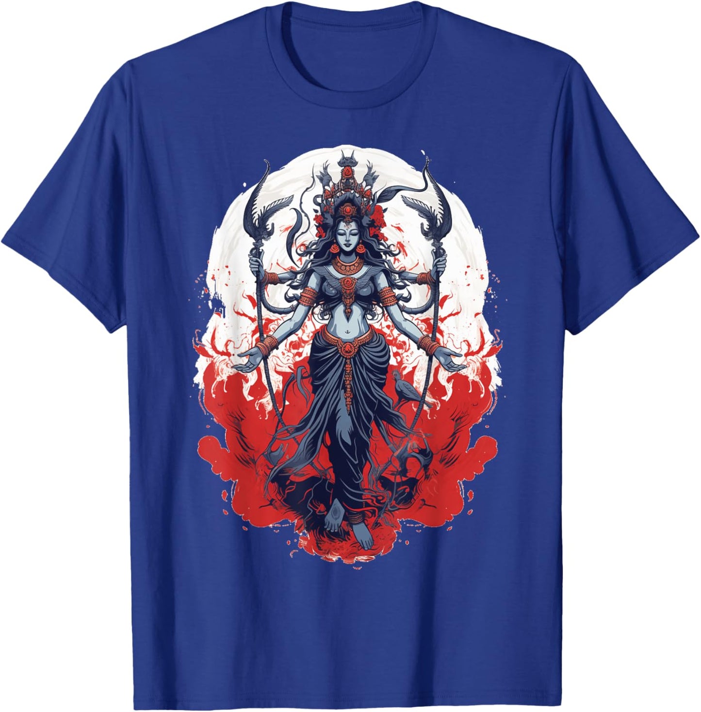 Kali Goddess of Death, Time and Doomsday Hindu Yoga Women T-Shirt - T-Shirt | Royal