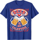 Beer Is My Valentine Glasses Of Beer Happy Valentines Day T-Shirt - T-Shirt | Royal