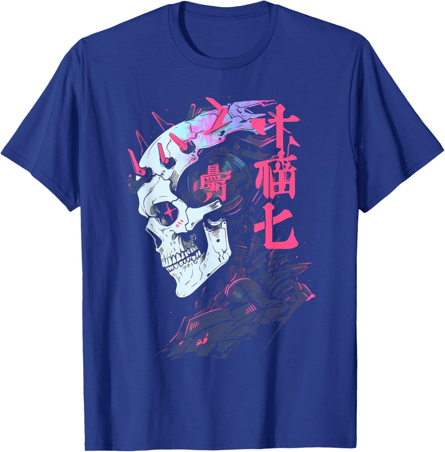 Anime Manga Cyberpunk Aesthetic Techwear Harajuku T-Shirt - T-Shirt | Royal