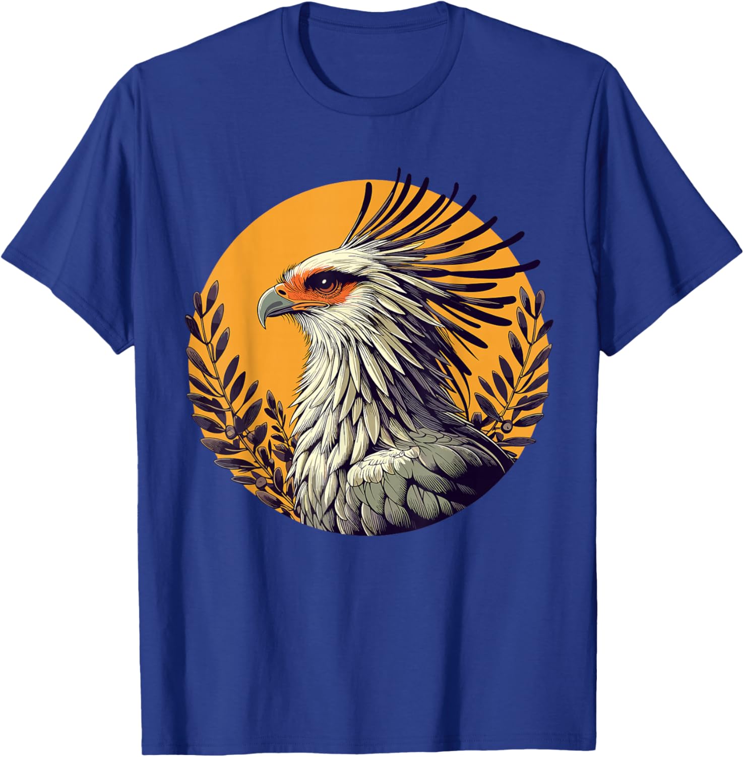 Secretarybird Secretary Bird T-Shirt - T-Shirt | Royal