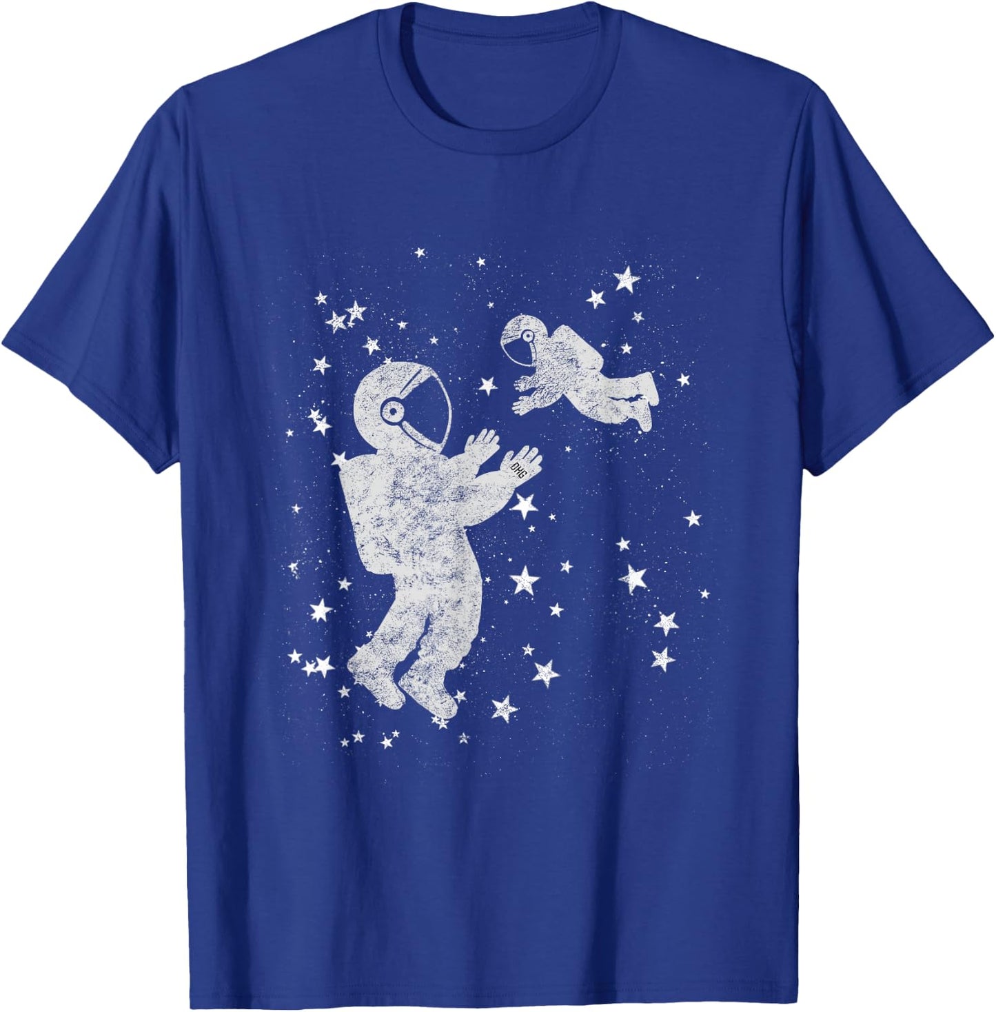 Alpha Parenting Dad Baby Mom Child Father Space Husband T-Shirt - T-Shirt | Royal