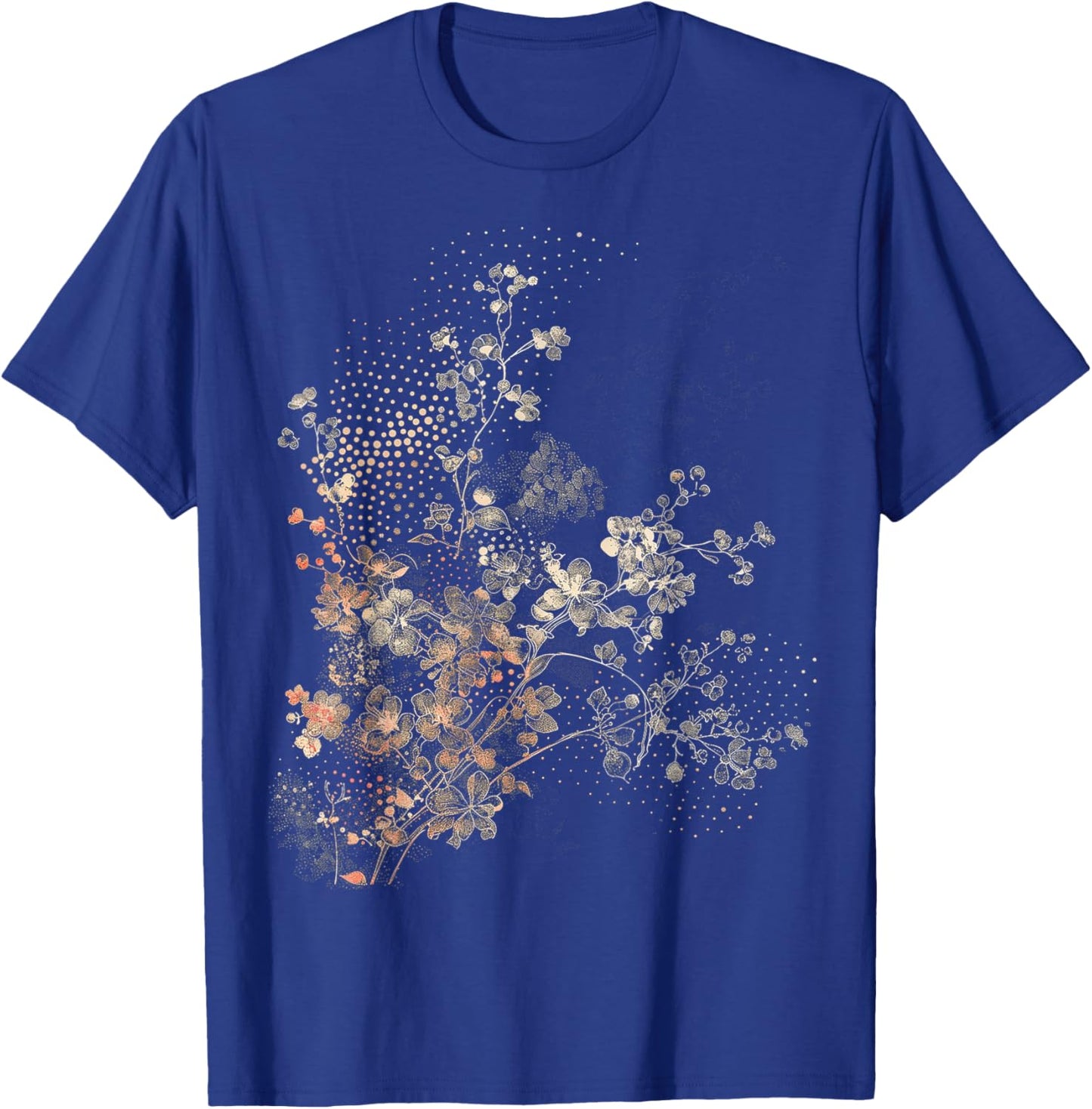 Floral Botanical T-Shirt - T-Shirt | Royal