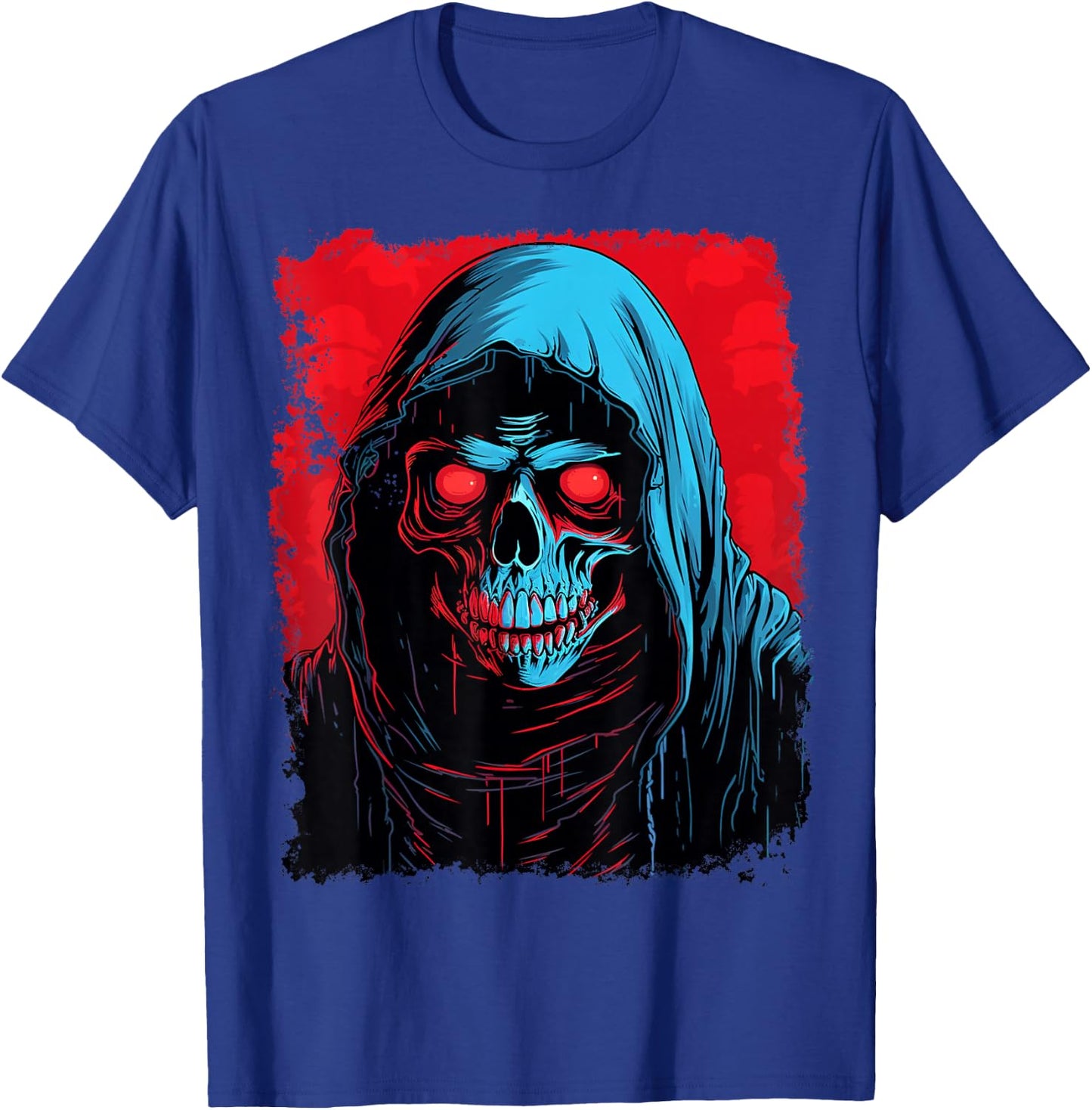 Pop Art Grim Reaper Death T-Shirt - T-Shirt | Royal