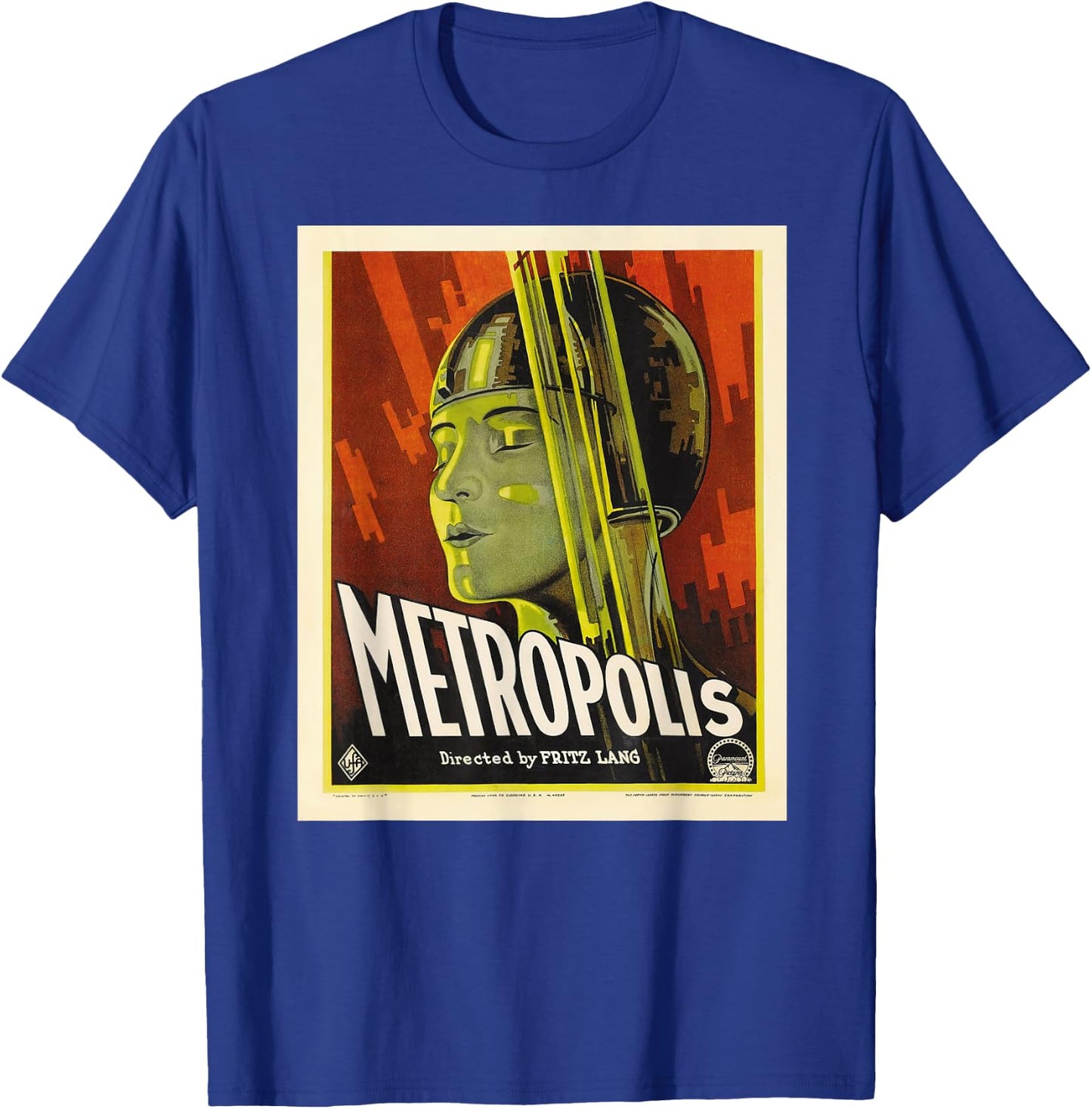 Metropolis Vintage Movie Poster T-Shirt - T-Shirt | Royal