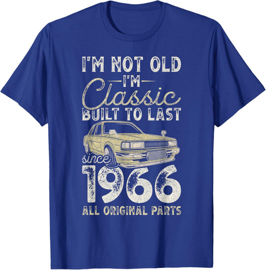 60. Geburtstag, Seit 1966, Oldtimer, 60 Jahre alt T-Shirt - T-Shirt | Royal