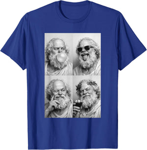 Sokrates Portrait T-Shirt - T-Shirt | Royal