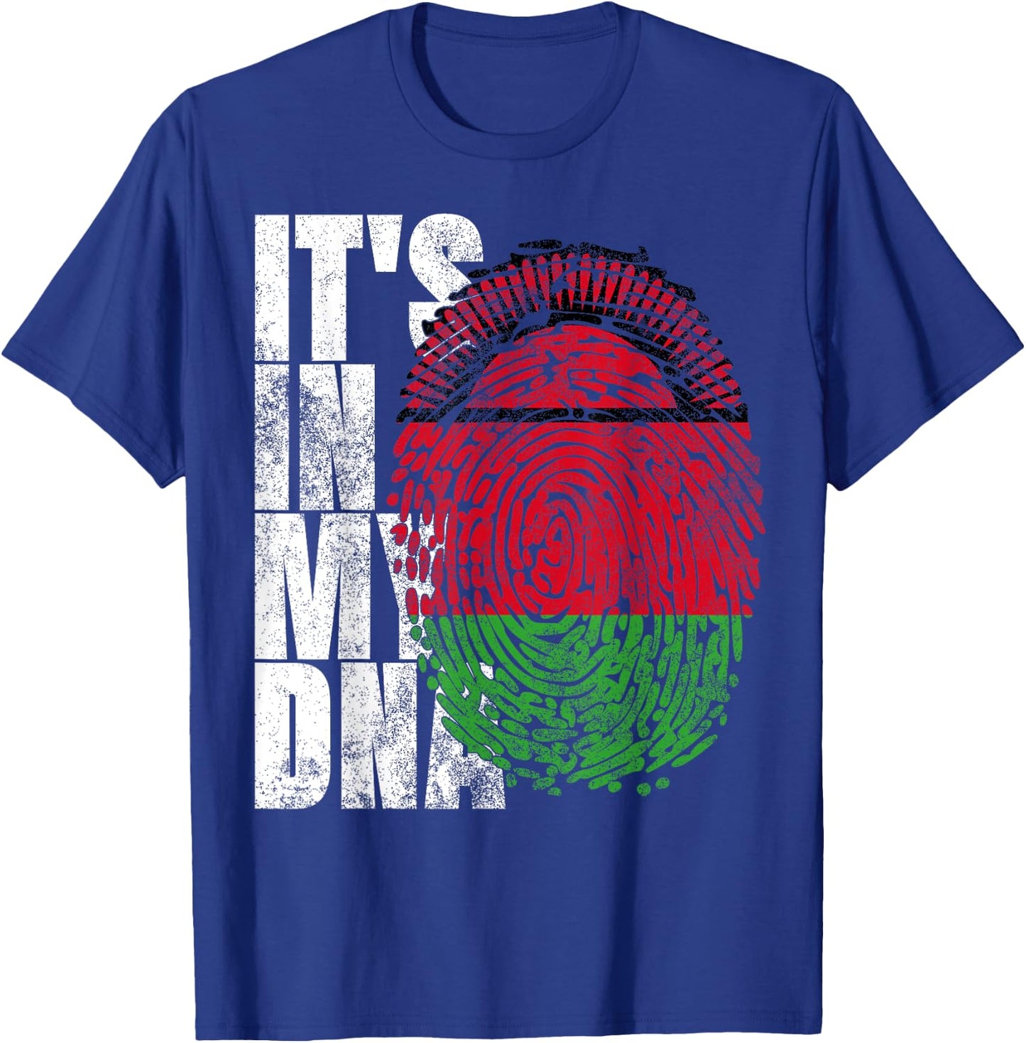 It's In My DNA Malawian Gift African Nyasaland Malawi Flag T-Shirt - T-Shirt | Royal