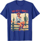 Retro Cowgirl The Hell I Won't Retro Vintage Western T-Shirt - T-Shirt | Royal
