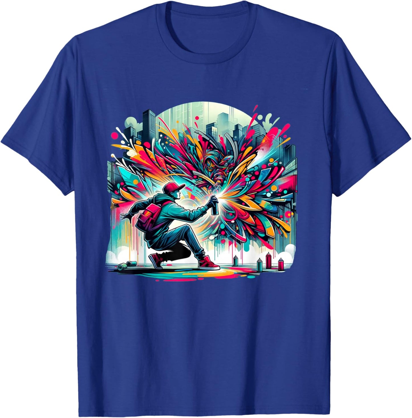 Graffiti Art T-Shirt - T-Shirt | Royal