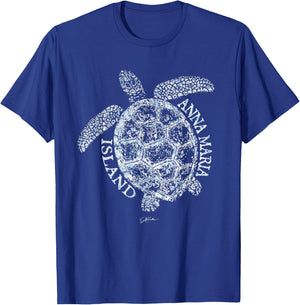 JCombs: Anna Maria Island Sea Turtle T-Shirt - T-Shirt | Royal