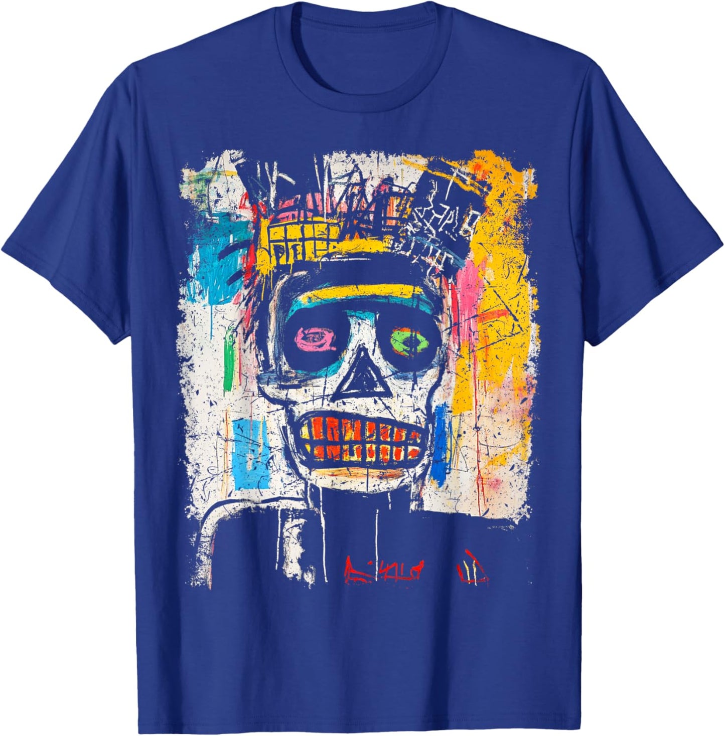 Pop Art Style 90s Men's Graffiti T-Shirt - T-Shirt | Royal