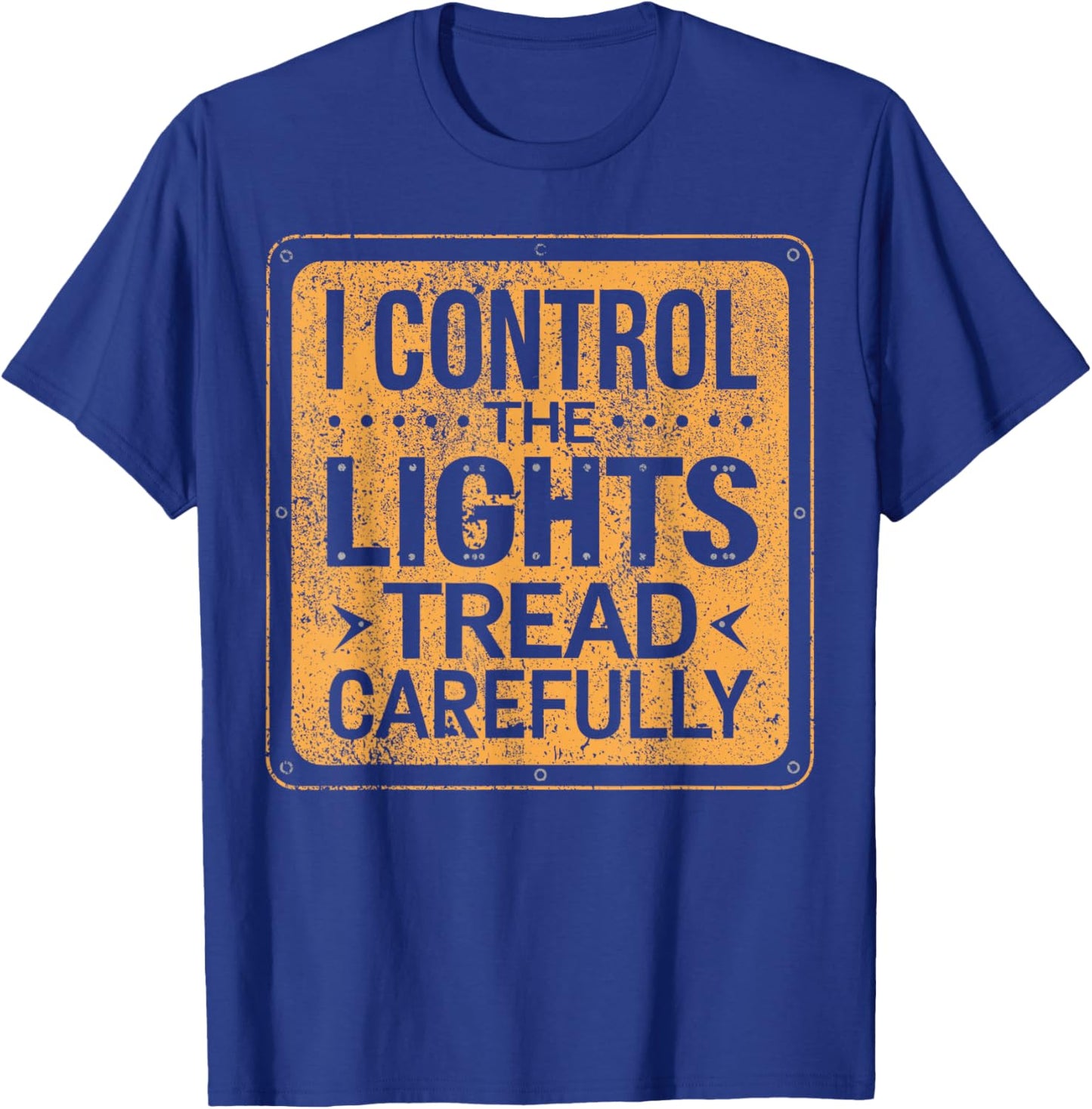 Light Crew Theater Manager Theatre Tech Crew Lights T-Shirt - T-Shirt | Royal