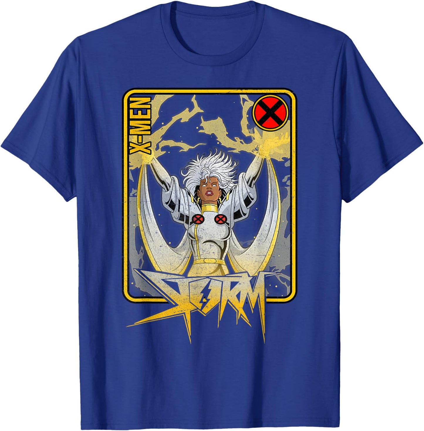 Marvel X-Men Storm Playing Card T-Shirt - T-Shirt | Royal