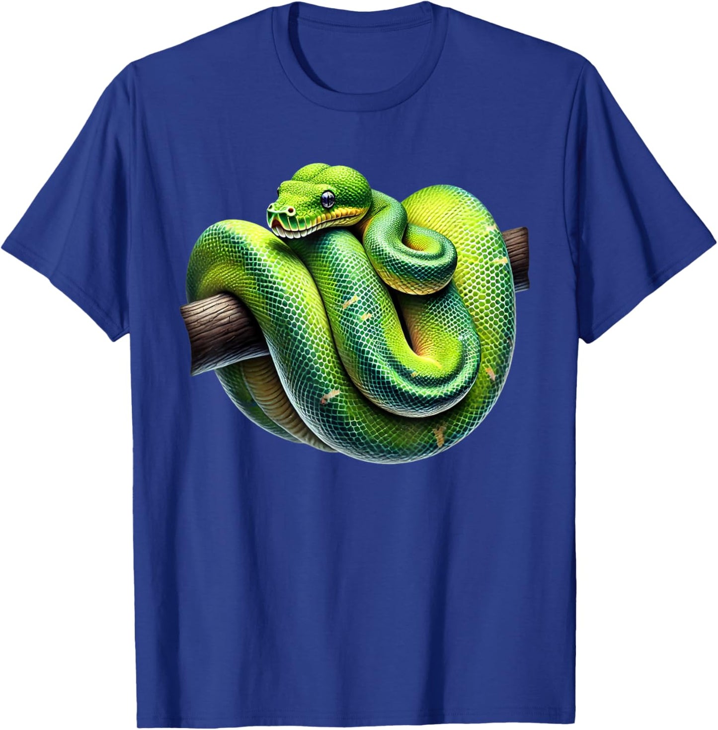 Green Tree Python Owner Reptiles for Snake Lover T-Shirt - T-Shirt | Royal