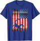 Scorpion Patriotic USA American Flag 4th of July Gift T-Shirt - T-Shirt | Royal