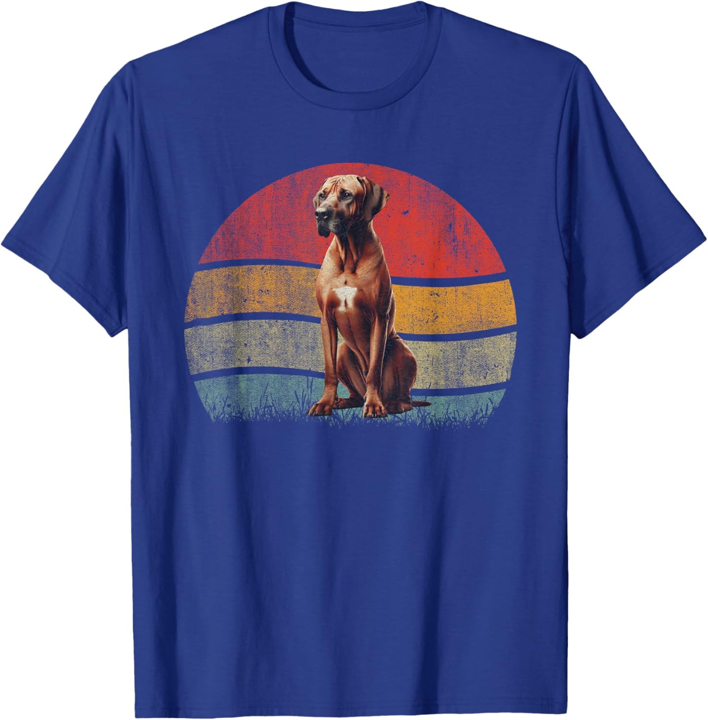 Rhodesian Ridgeback Mom Mother's Day Vintage Dog Mom Women T-Shirt - T-Shirt | Royal