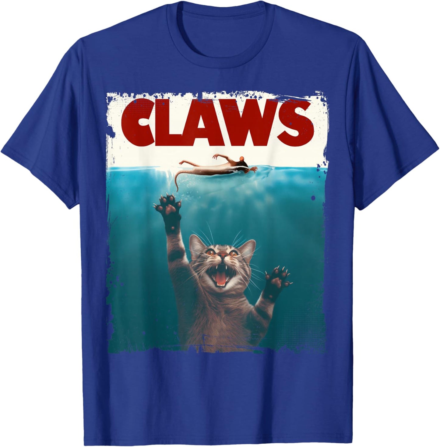 Claws Funny Cat I Love Cat Paws Cat Parody Animal Lover T-Shirt - T-Shirt | Royal