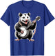 Opossum Possum Street Cat Bluegrass Banjo Player T-Shirt - T-Shirt | Royal