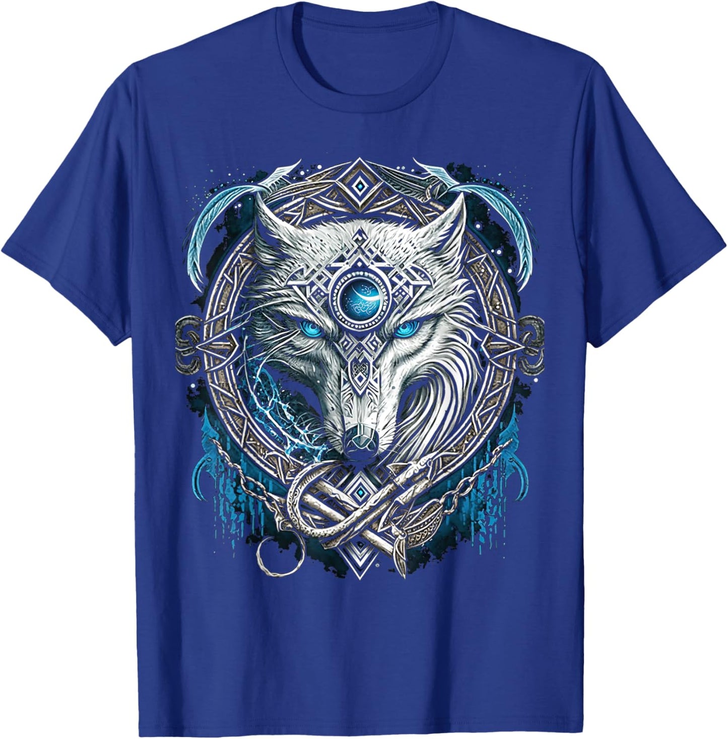 Odin's Wolf Northman Valhalla Norse Mythology T-Shirt - T-Shirt | Royal