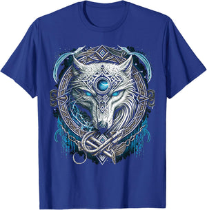 Odin's Wolf Northman Valhalla Norse Mythology T-Shirt - T-Shirt | Royal