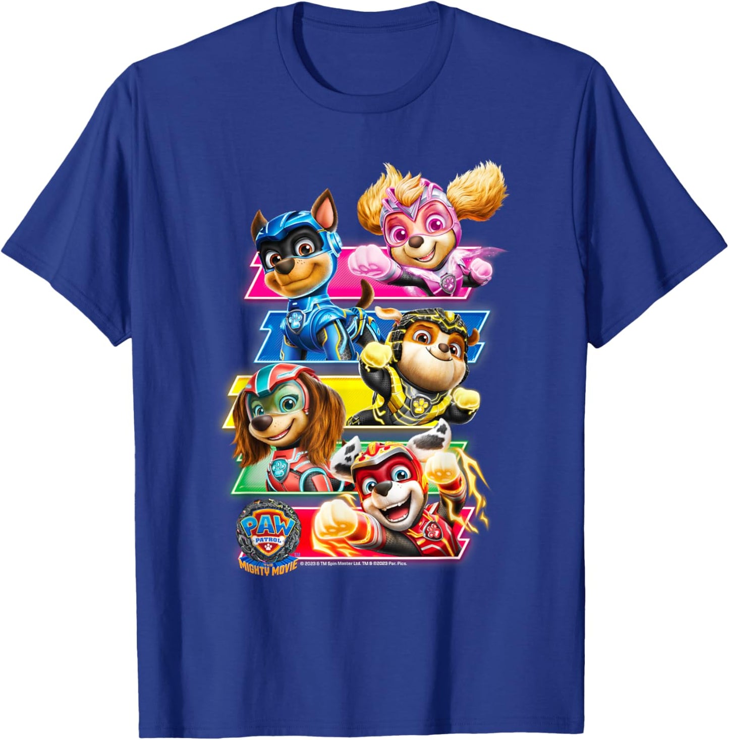 PAW Patrol: The Mighty Movie Comic Strip Group T-Shirt - T-Shirt | Royal