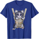 Grey Bicolor Cat in Baby Carrier Women Kids T-Shirt - T-Shirt | Royal