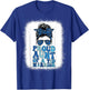 Type 1 Diabetes Awareness Proud Aunt Of A T1D Warrior T-Shirt - T-Shirt | Royal