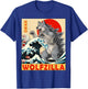 Wolf Japanese Art Funny Wolves Gifts Women Kids T-Shirt - T-Shirt | Royal