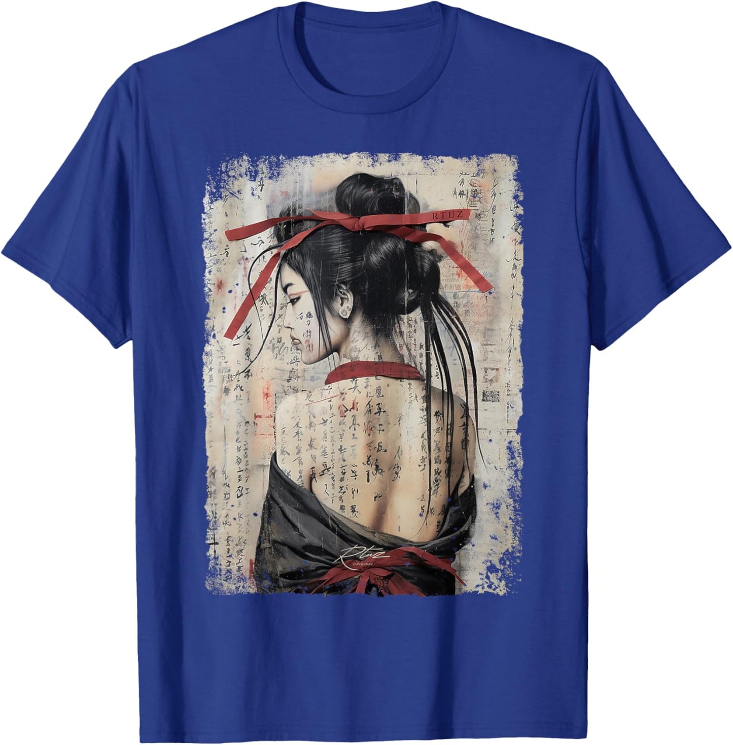 Geisha Asia Japan Woman Vintage Culture Tokyo Geisha T-Shirt - T-Shirt | Royal