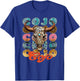 Vintage Rodeo Cojo Western Deserts Bull-Skull Cowhide Cojo T-Shirt - T-Shirt | Royal
