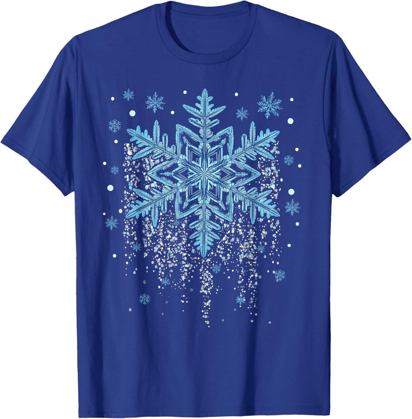 Snowflake Costume Winter Christmas Matching Kids T-Shirt - T-Shirt | Royal