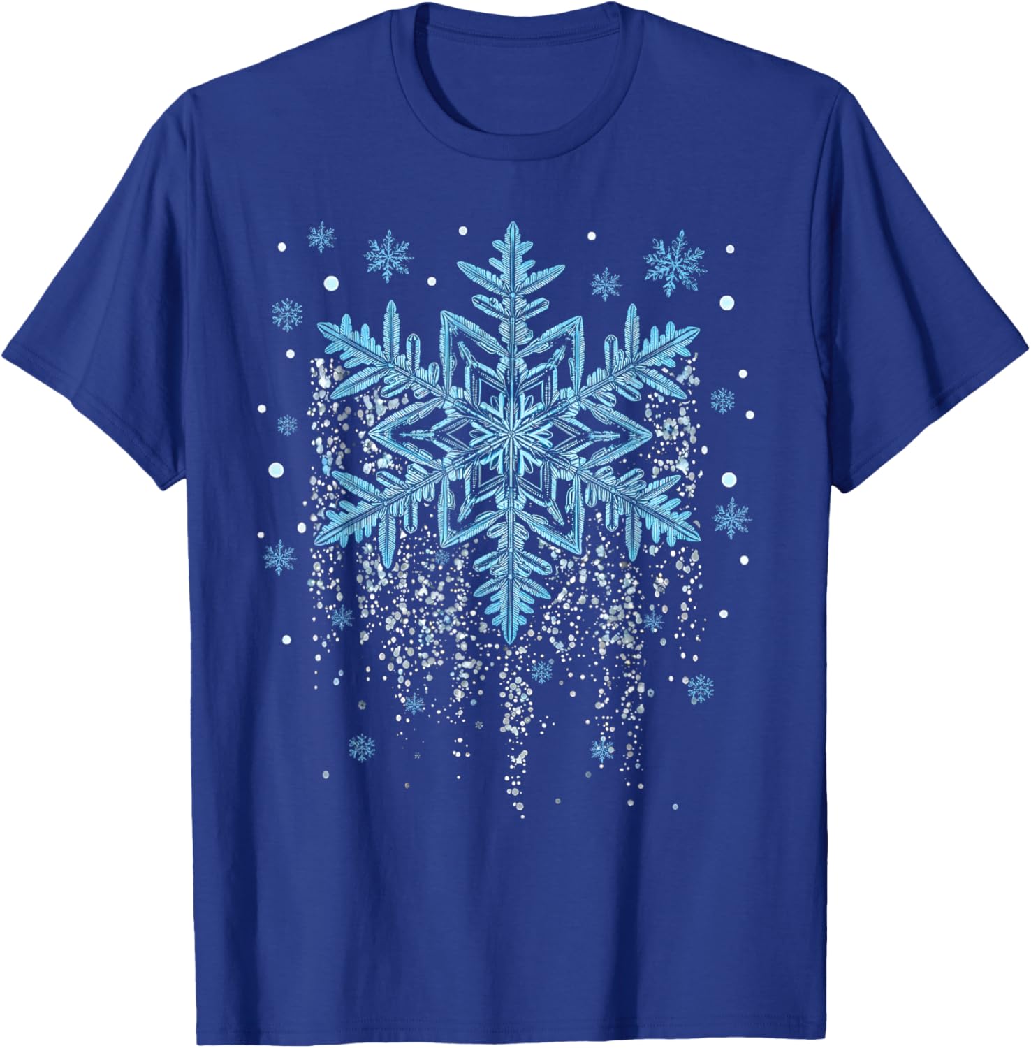 Snowflake Costume Winter Christmas Matching Kids T-Shirt - T-Shirt | Royal