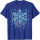 Snowflake Costume Winter Christmas Matching Kids T-Shirt - T-Shirt | Royal
