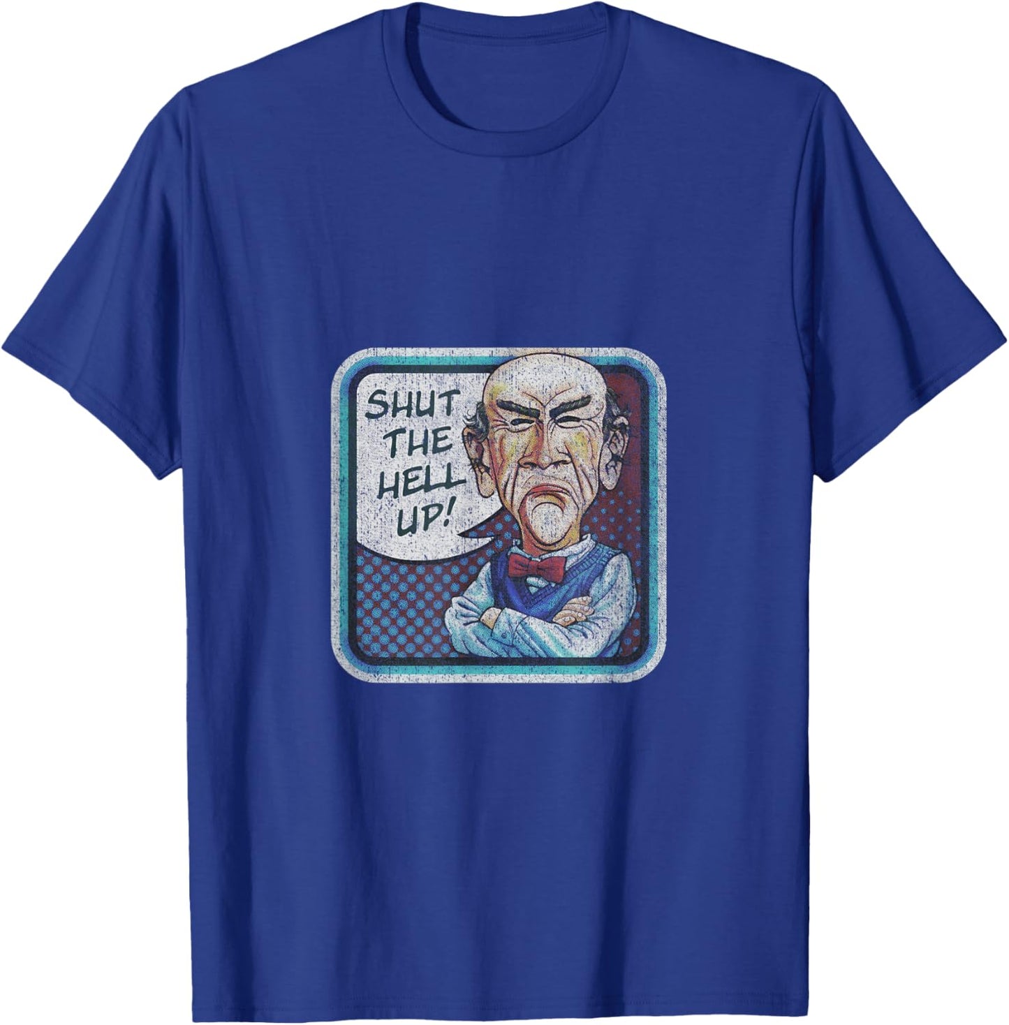 Walter Retro Washed , Small, Black T-Shirt - T-Shirt | Royal