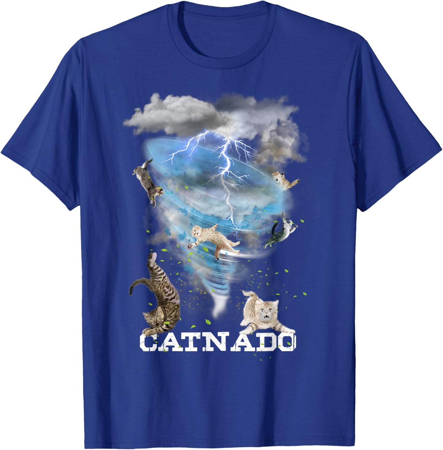 CATNADO | Funny Best Graphic Cute Cat Lover T-Shirt - T-Shirt | Royal