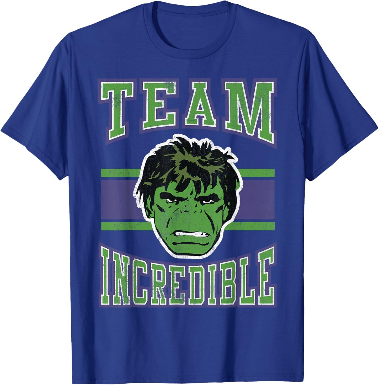 Marvel Classic Team Incredible Hulk Graphic T-Shirt - T-Shirt | Royal