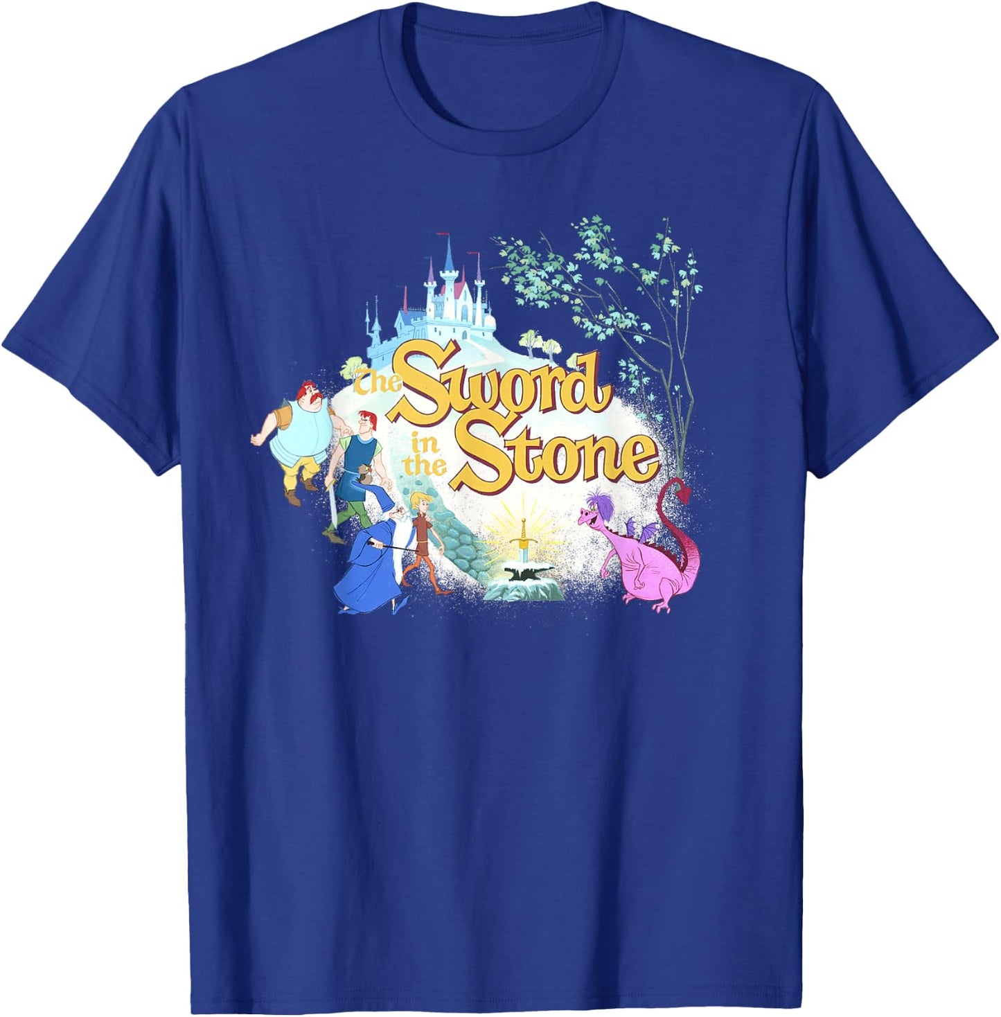 Disney The Sword in The Stone Retro T-Shirt - T-Shirt | Royal