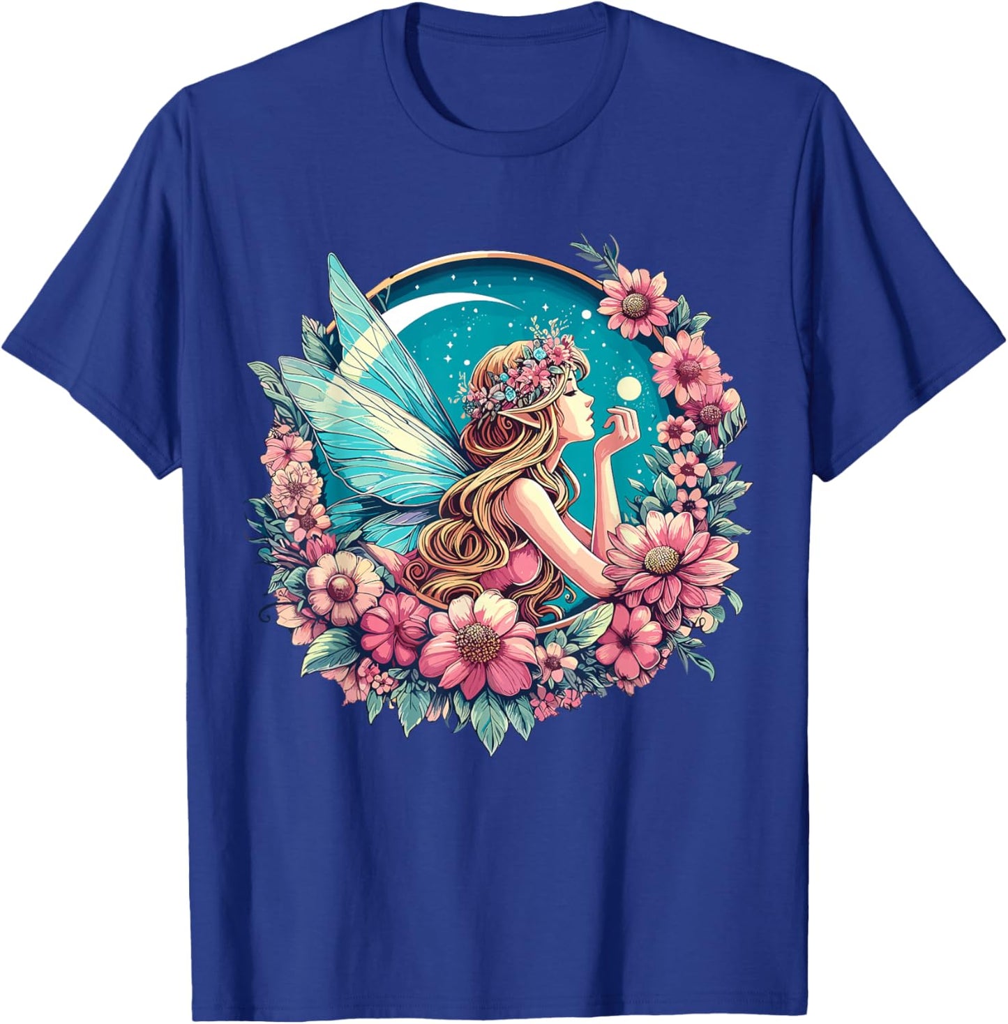 Whimsical Fantasy Fairycore Fairy Pixie T-Shirt - T-Shirt | Royal