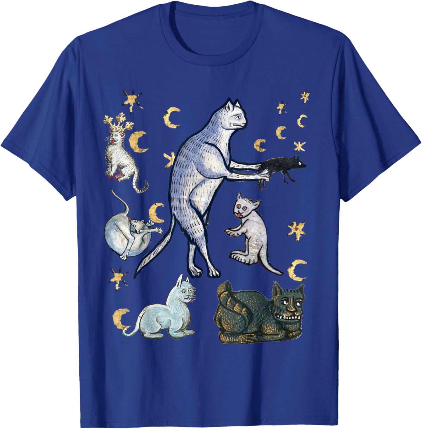 Ugly Medieval Cats T-Shirt - T-Shirt | Royal
