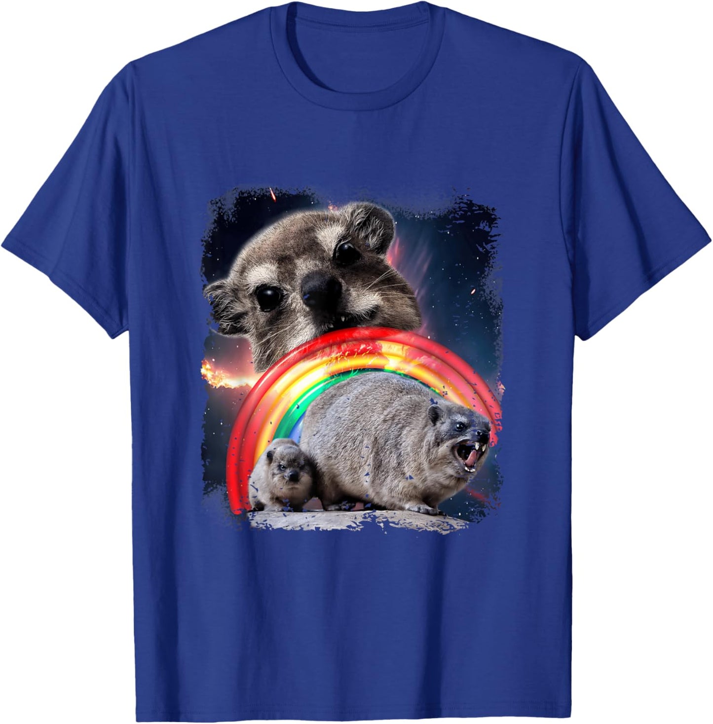 Ugly Funny Meme Retro Animal , Black, S T-Shirt - T-Shirt | Royal