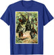 Flying Foxes Bats Hanging Bat Vintage Animal Illustration T-Shirt - T-Shirt | Royal
