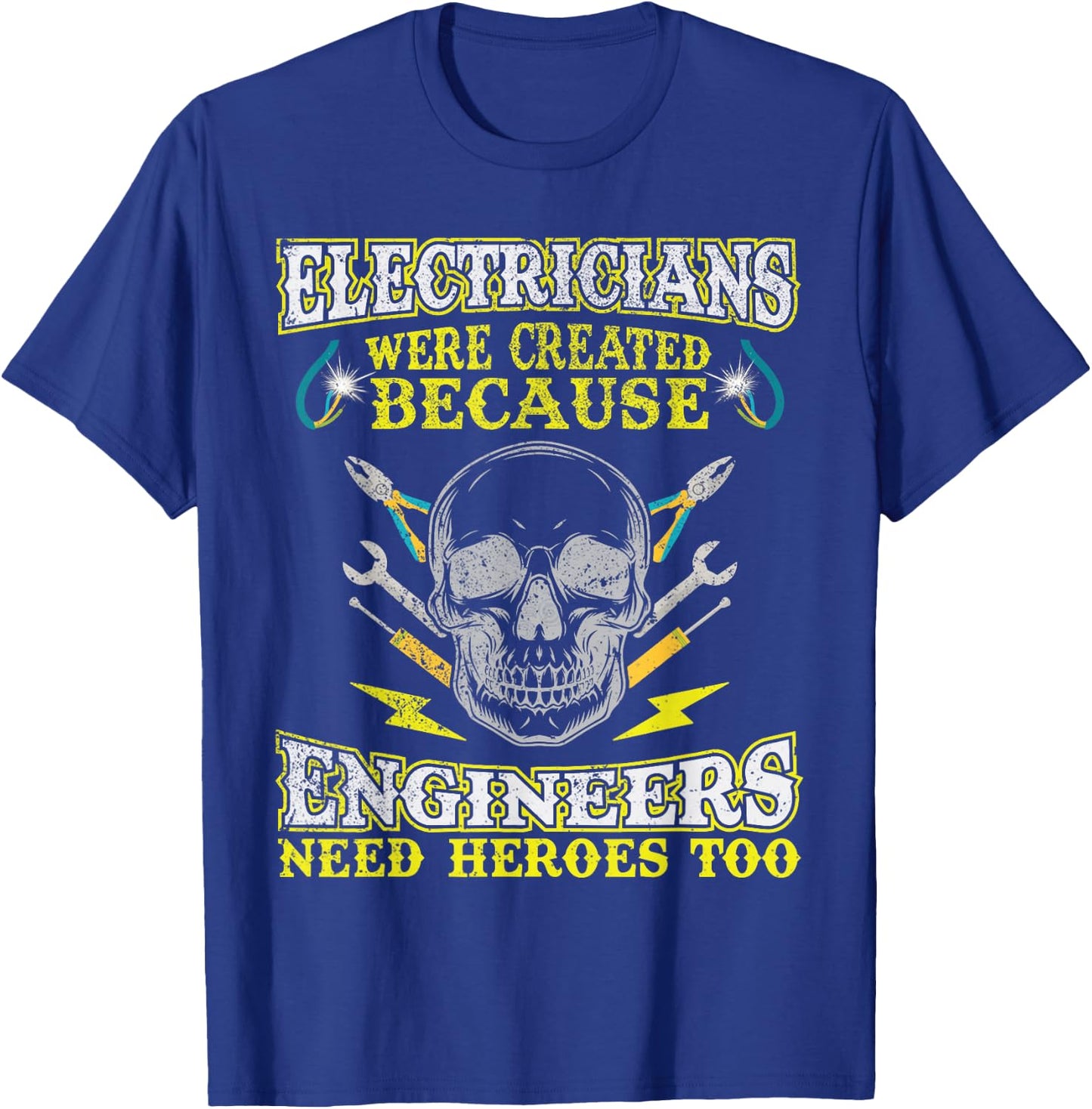 Electrician Electrical Engineer - Electronics Engineer Electromaster T-Shirt - T-Shirt | Royal